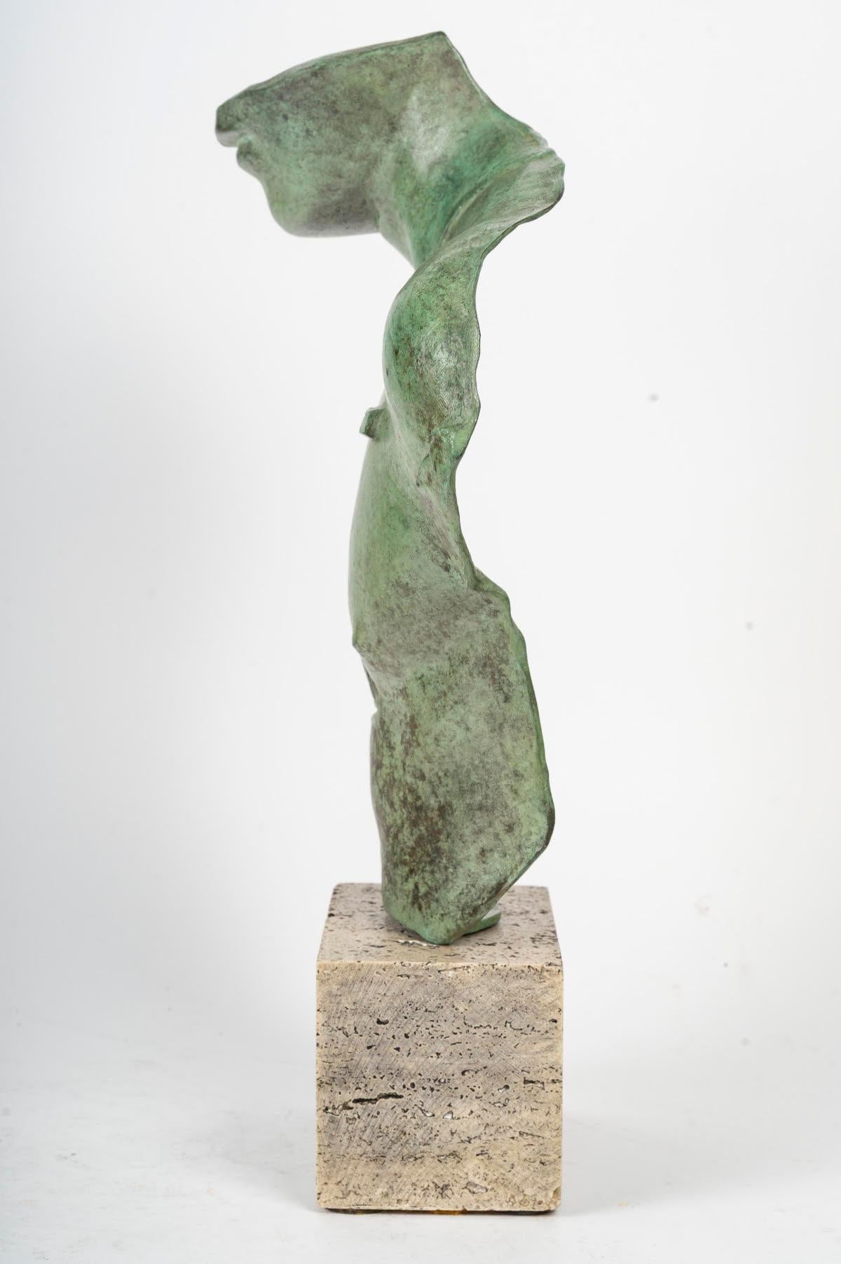 Bronzo Scultura di Mitoraj raffigurante un busto di uomo in bronzo, XX secolo. in vendita