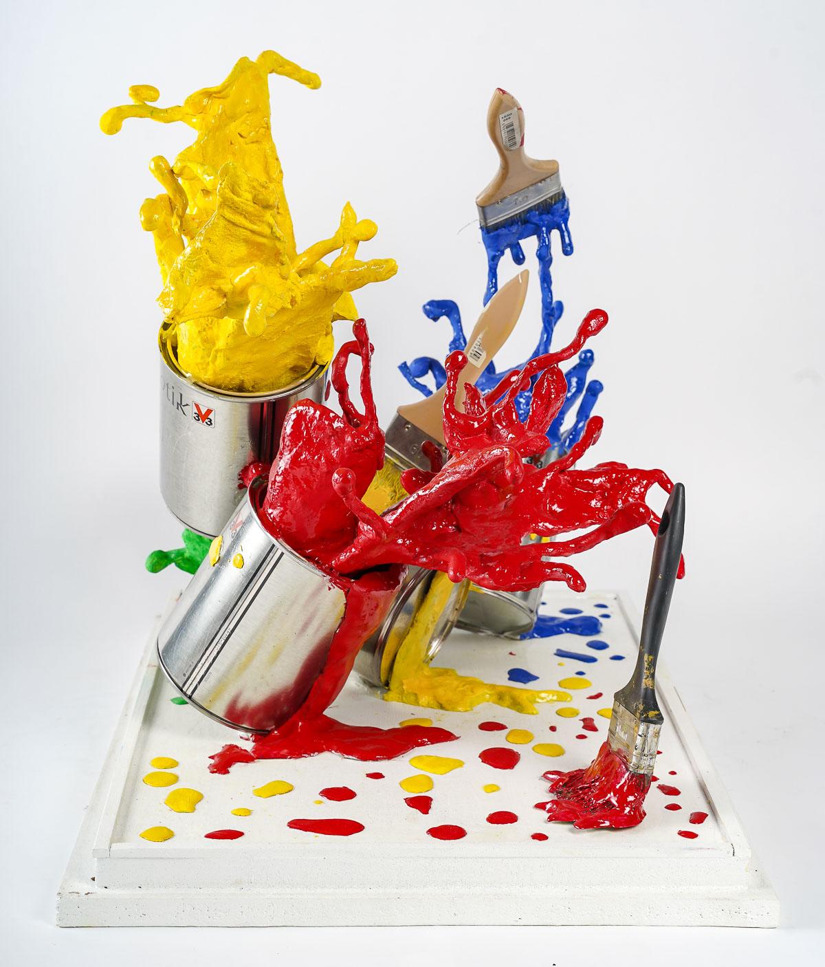 XXIe siècle et contemporain Sculpture de Paolo Orlando, Titre : « Confusion ». en vente
