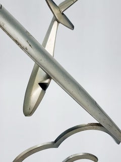 Sculpture by Roland Paris "Glider above the clouds"