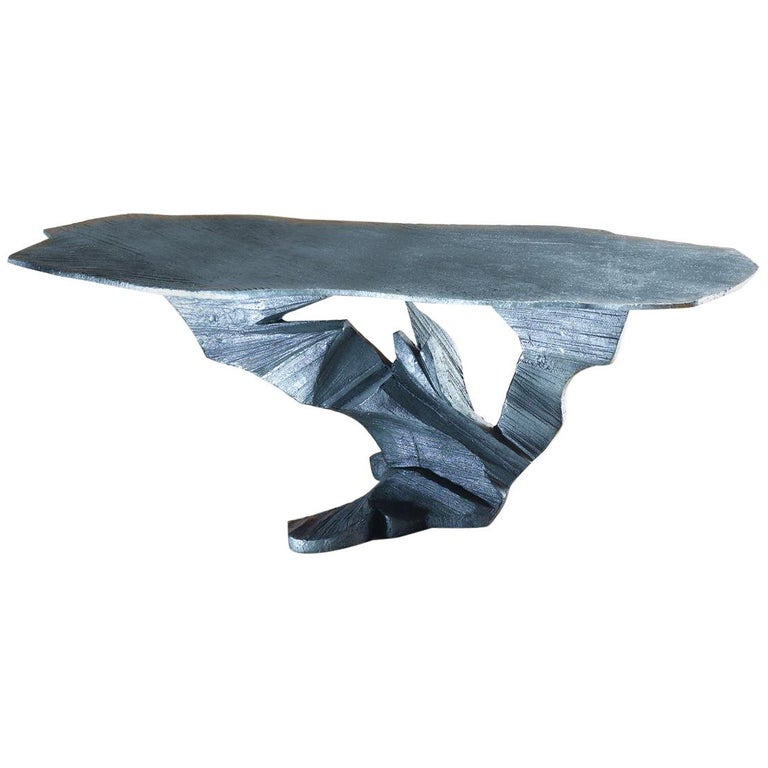 Skulptur-Tisch aus Aluminiumguss, Staffeleitisch im Angebot bei 1stDibs | skulptur  tisch