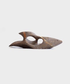 Sculpture Centerpiece in Jurassic Fossil Stone by NERINEA
