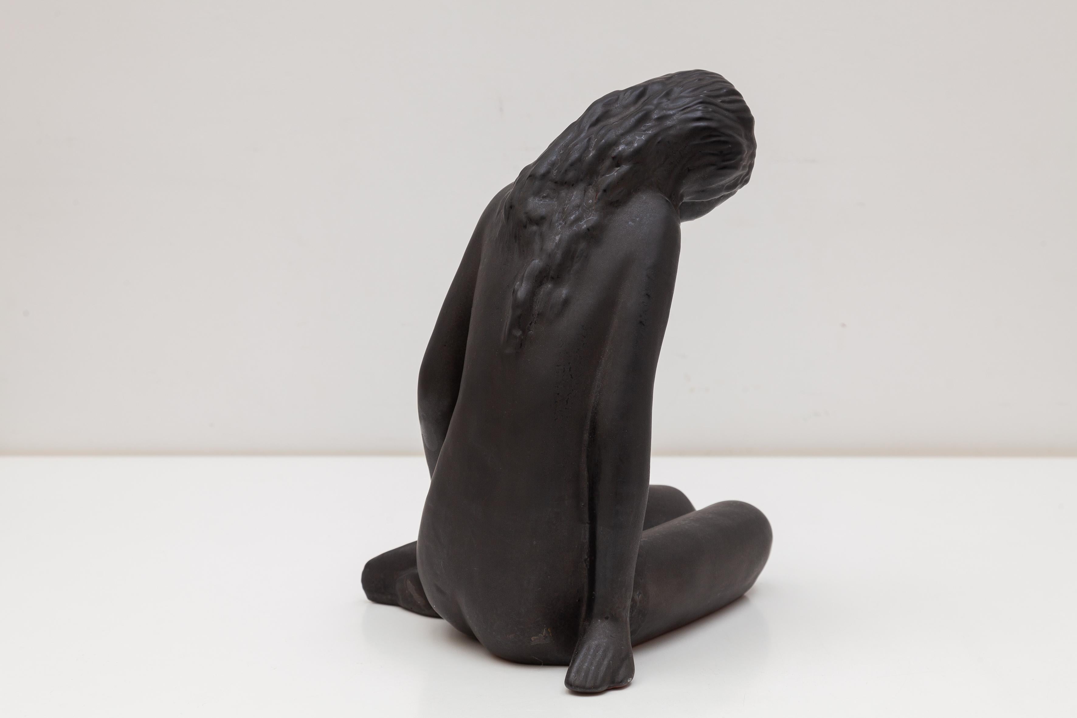 Mid-Century Modern Sculpture Ceramic by Elie van Damme for Amphora, 1960s