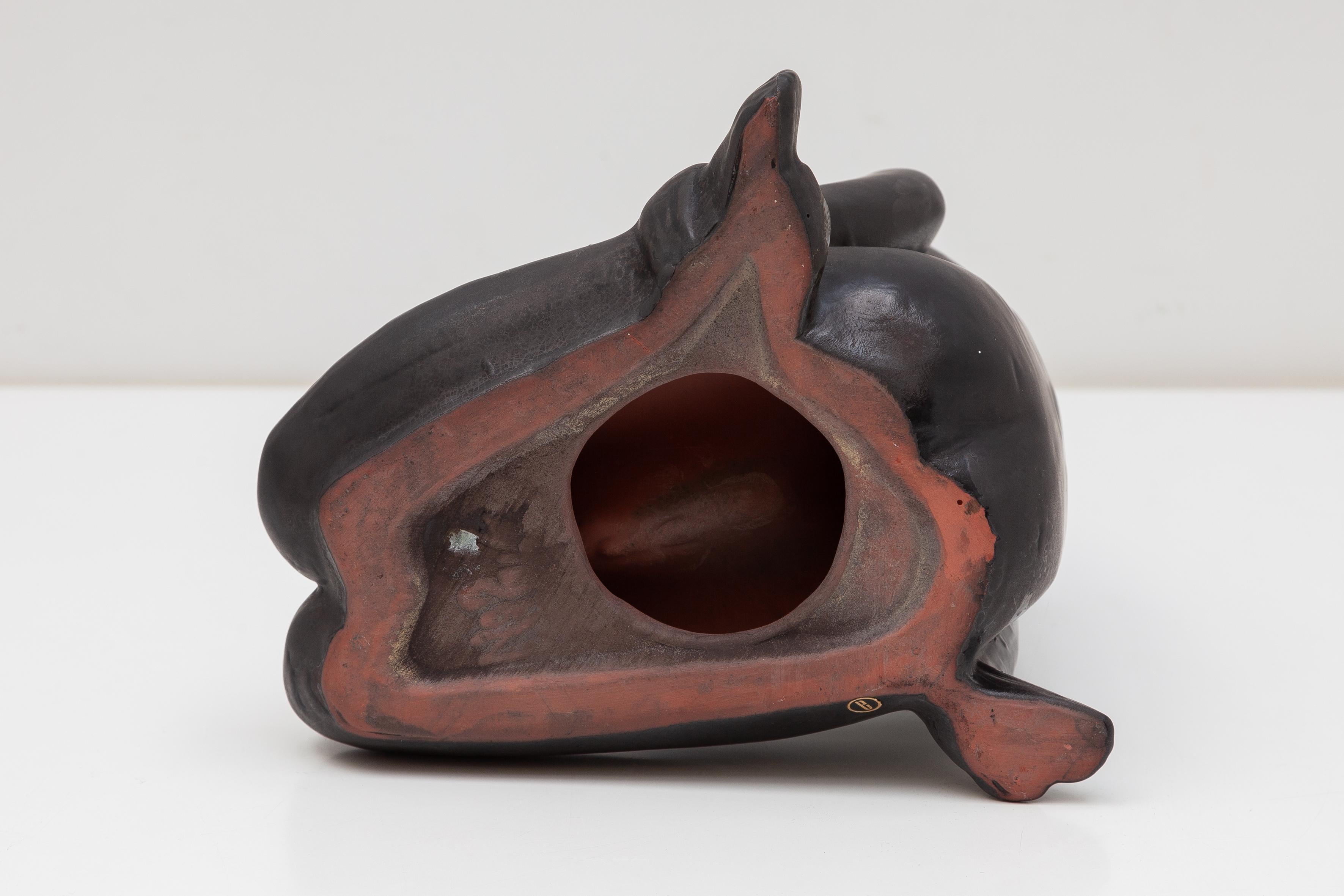 Sculpture Ceramic by Elie van Damme for Amphora, 1960s In Good Condition In Antwerp, BE