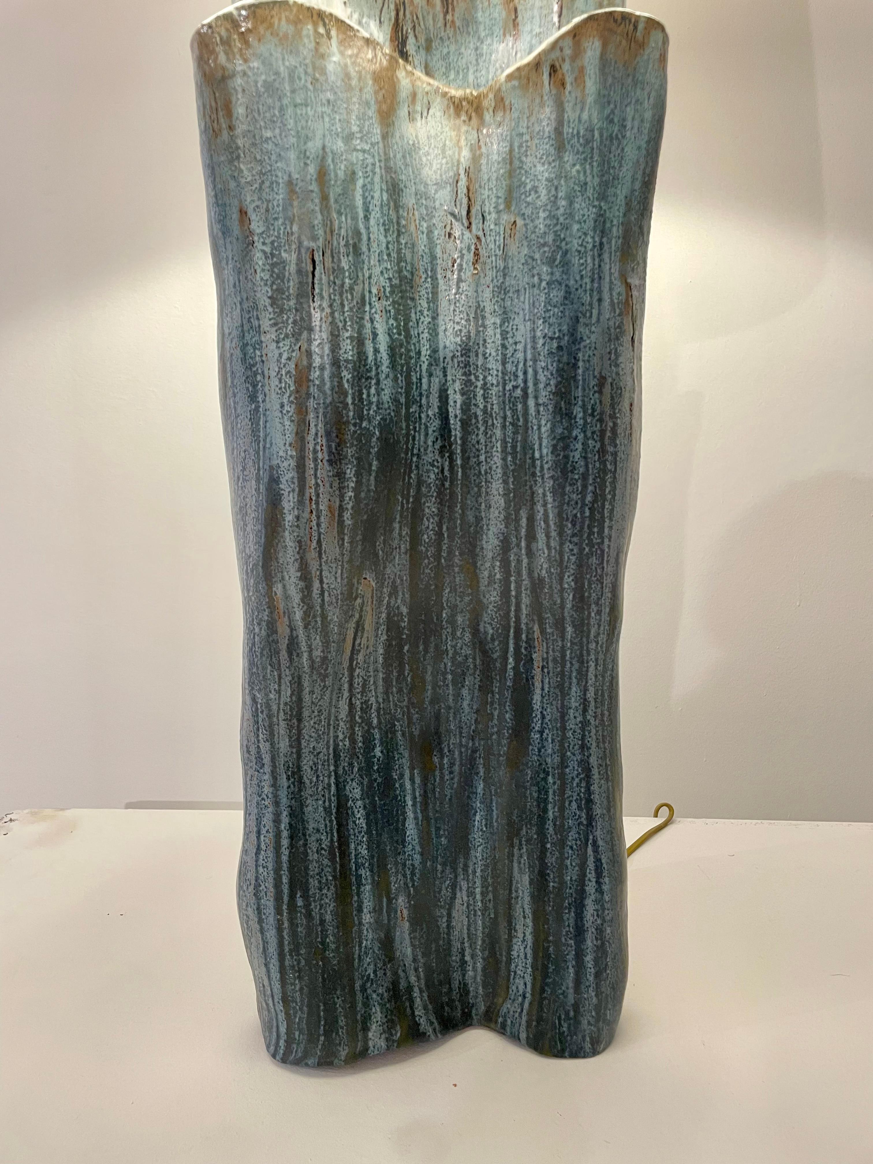 sculpture ceramic Lamp For Sale 1