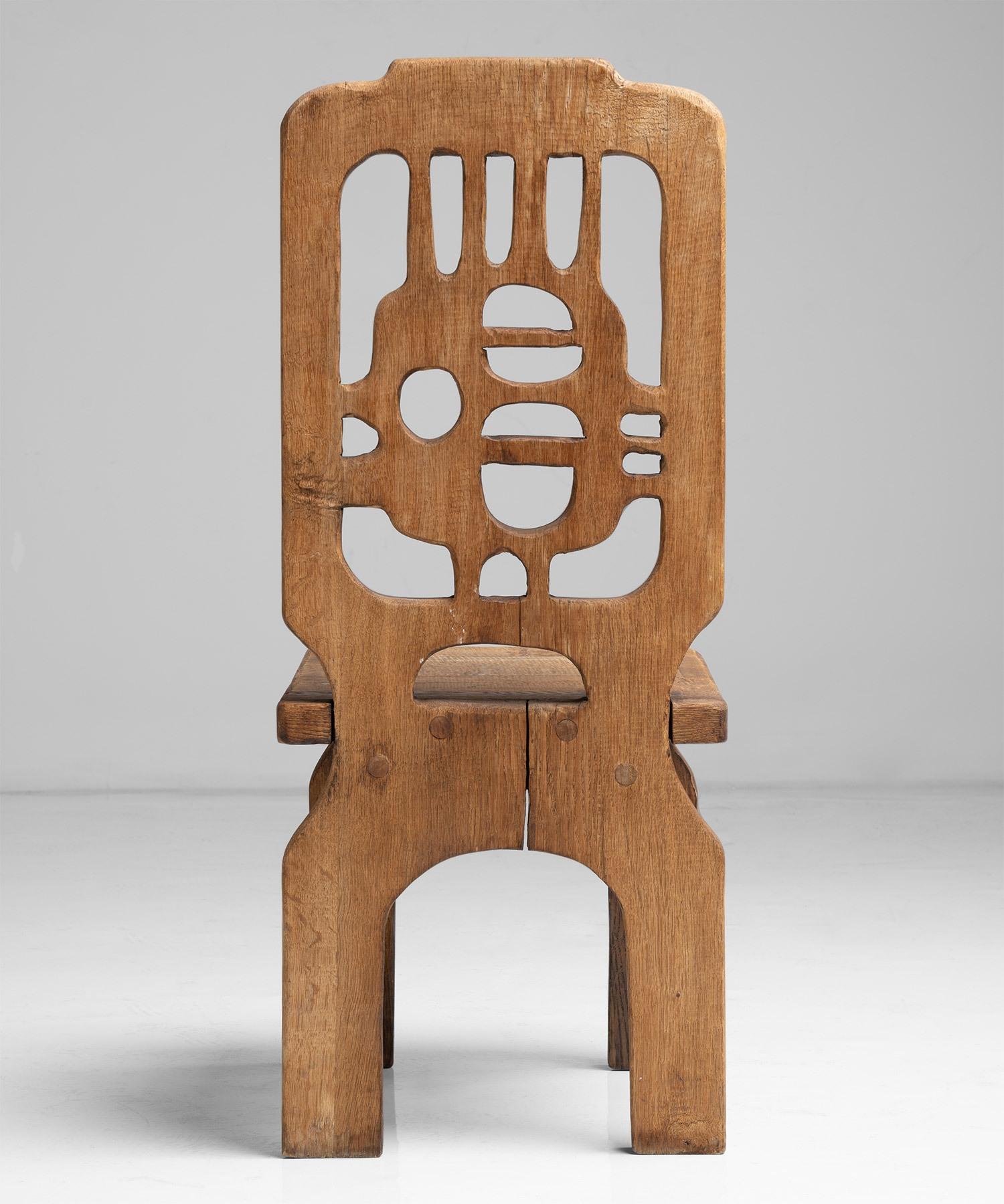 Carved Sculpture Chairs by Francesco Pasinato