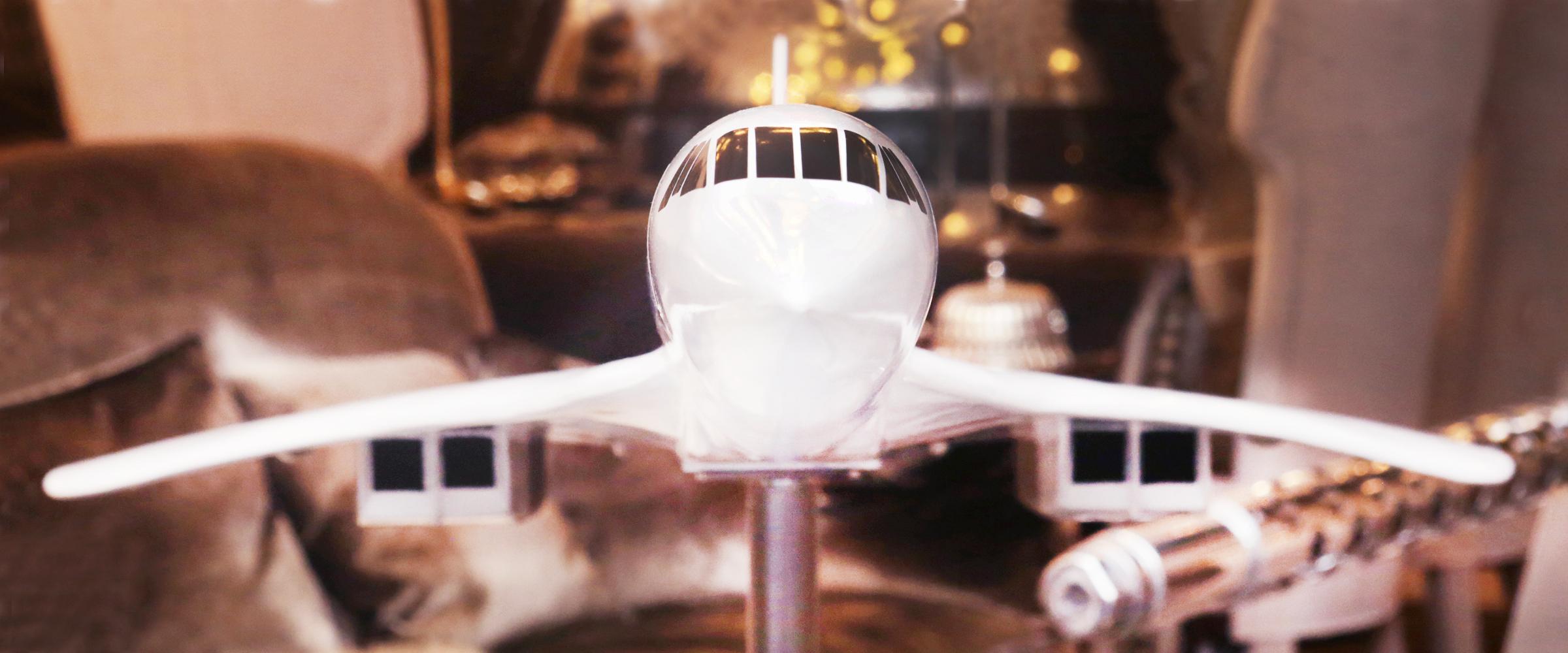 Sculpture Concorde Modèle réduit 1/36 2