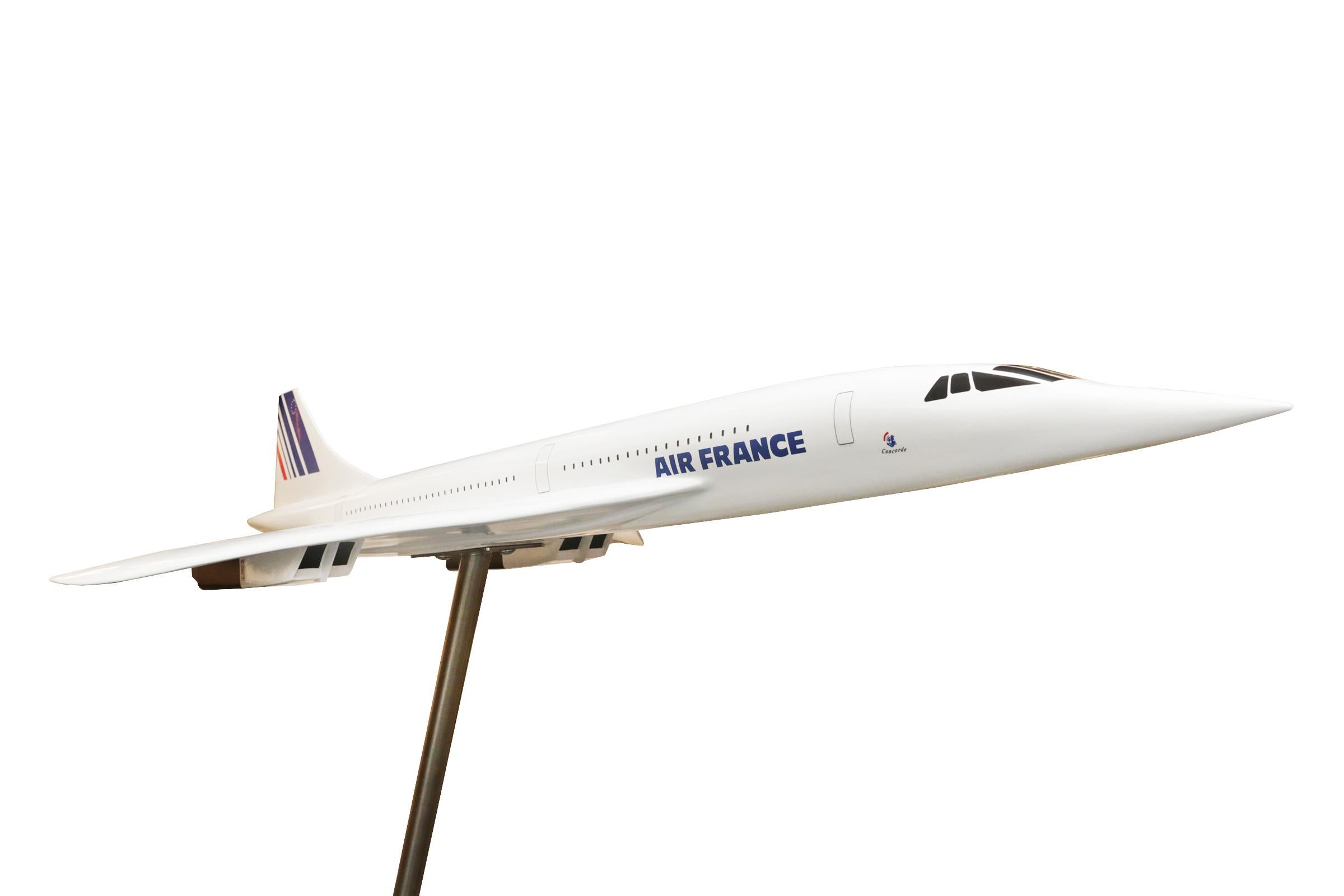 Cast Sculpture Concorde Model Scale 1/36 For Sale