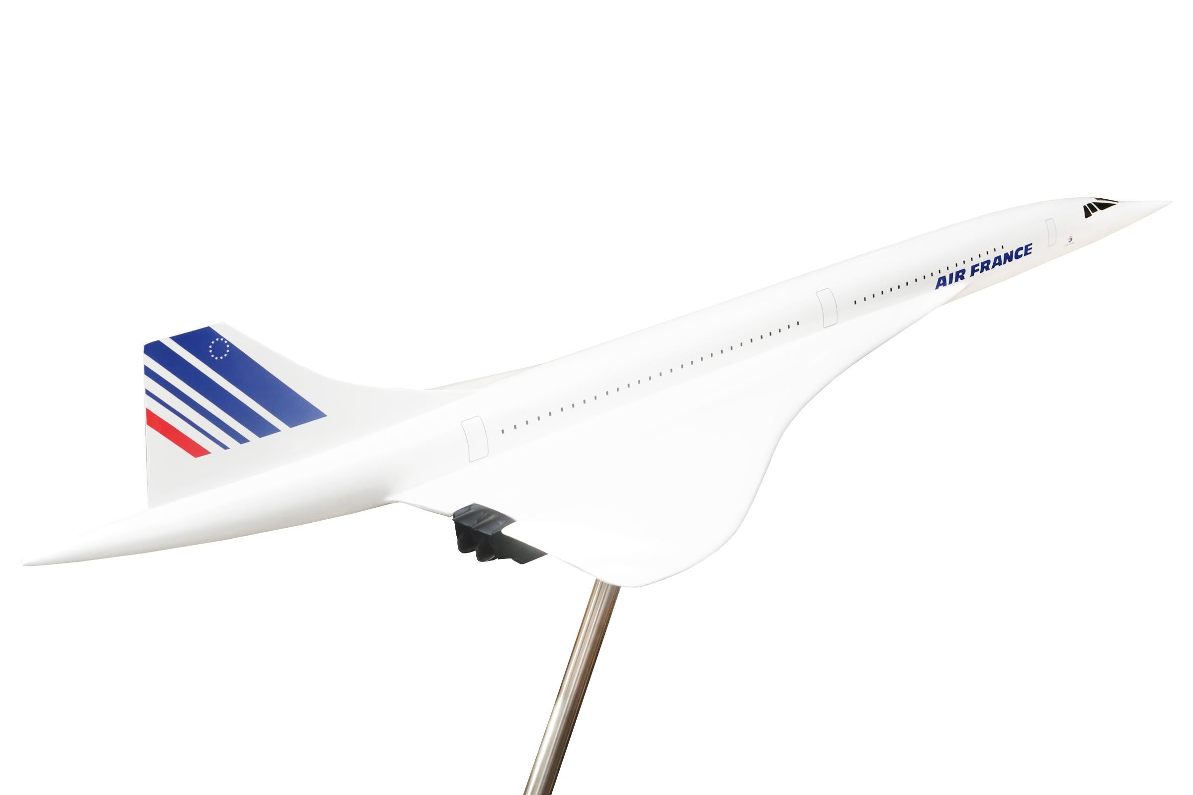 Sculpture Concorde Modèle réduit 1/36 Excellent état - En vente à Paris, FR