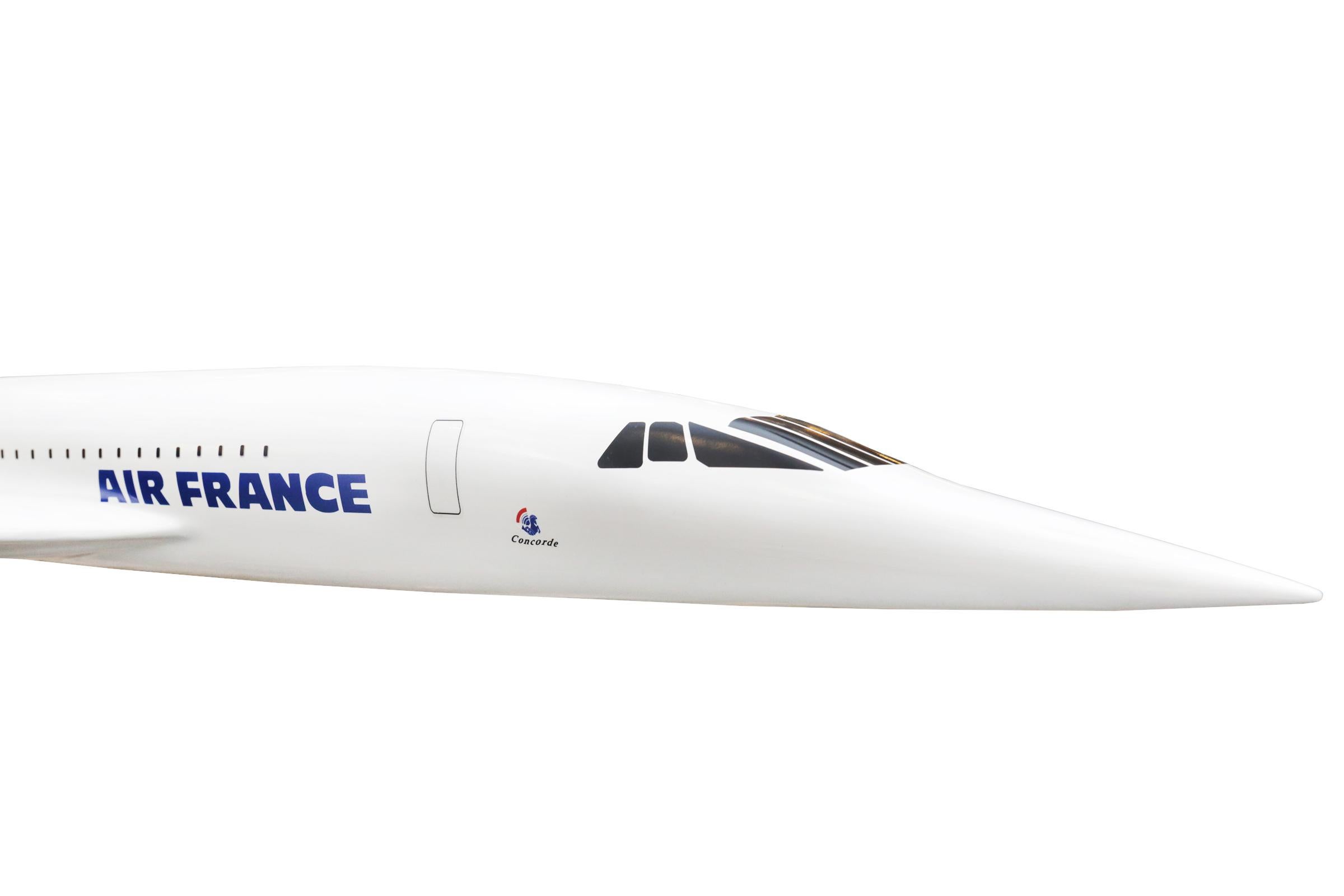 XXIe siècle et contemporain Sculpture Concorde Modèle réduit 1/36