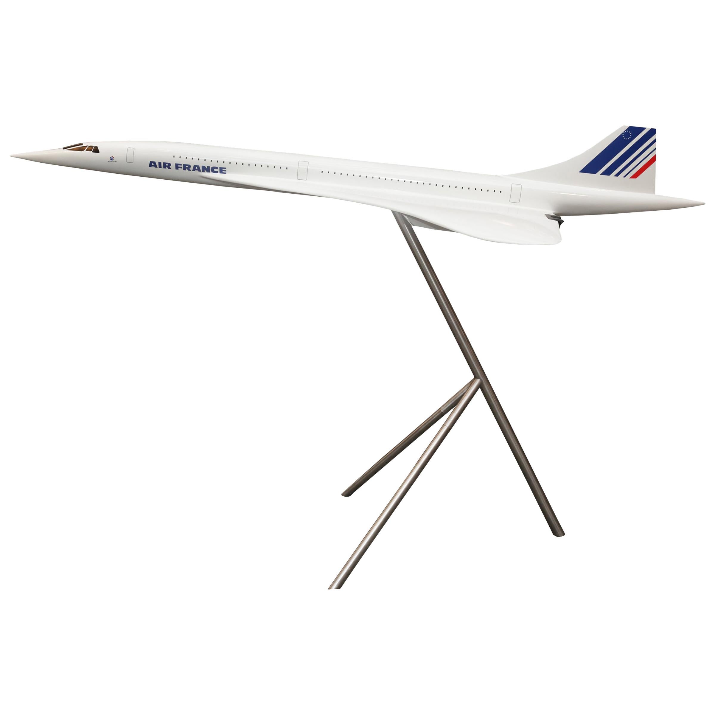 Sculpture Concorde Model Scale 1/36 For Sale