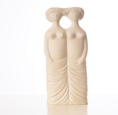 Scultura, "De Tu" in ceramica pariana di Stig Lindberg, Gustavsberg, Svezia