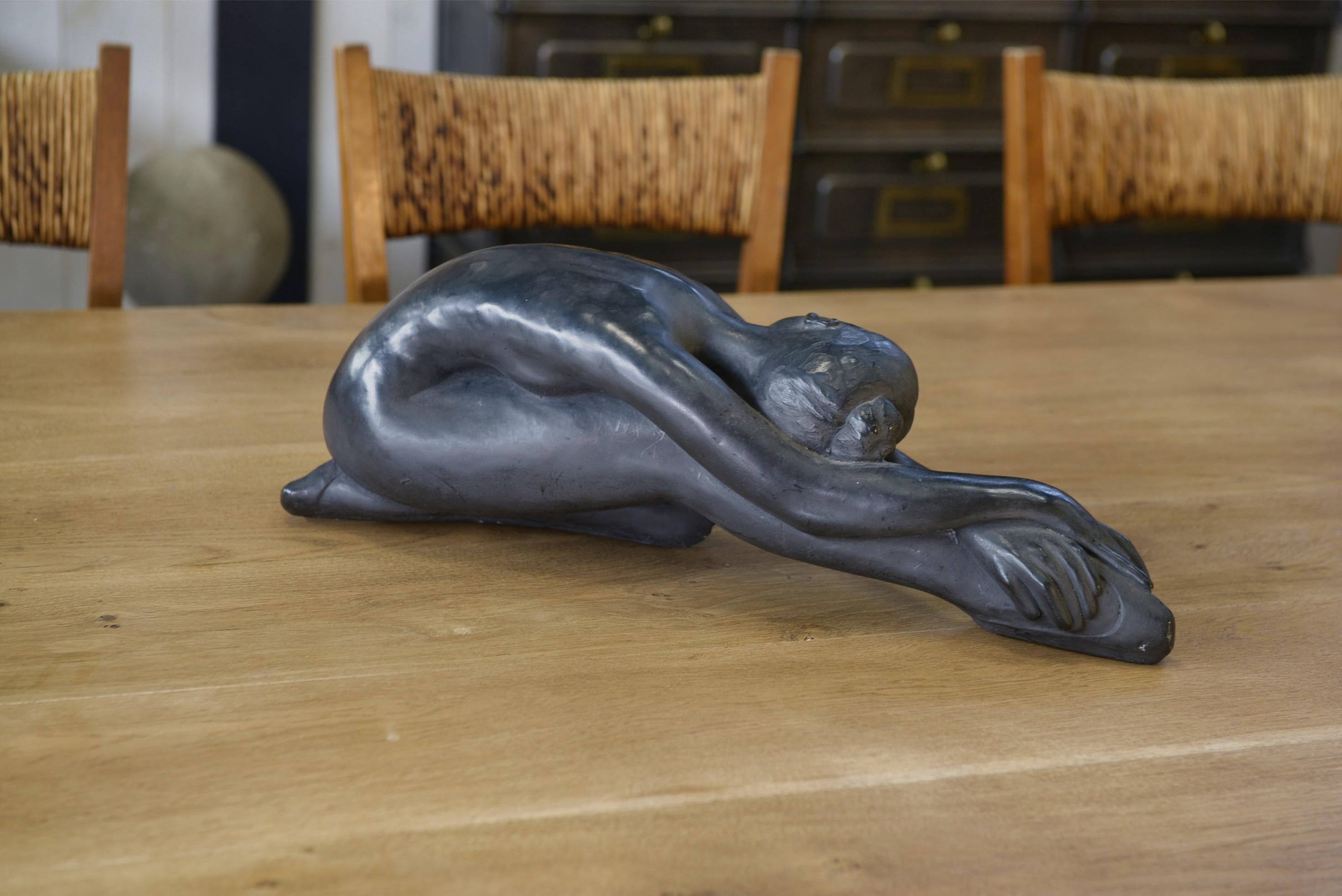 Escultura decorativa contemporánea - pieza única Piedra en venta
