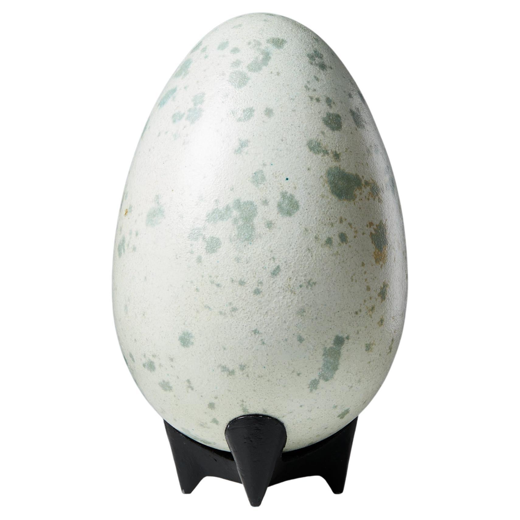 Egg Sculpture Designed by Hans Hedberg made in Sweden during the 1980s / 1990s For Sale