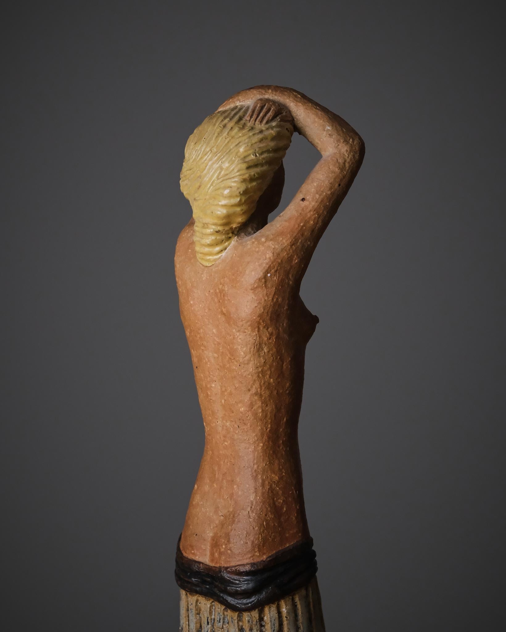 Sculpture designed by Stig Lindberg for Gustavsberg Studio, Sweden, 1940s (Schwedisch) im Angebot