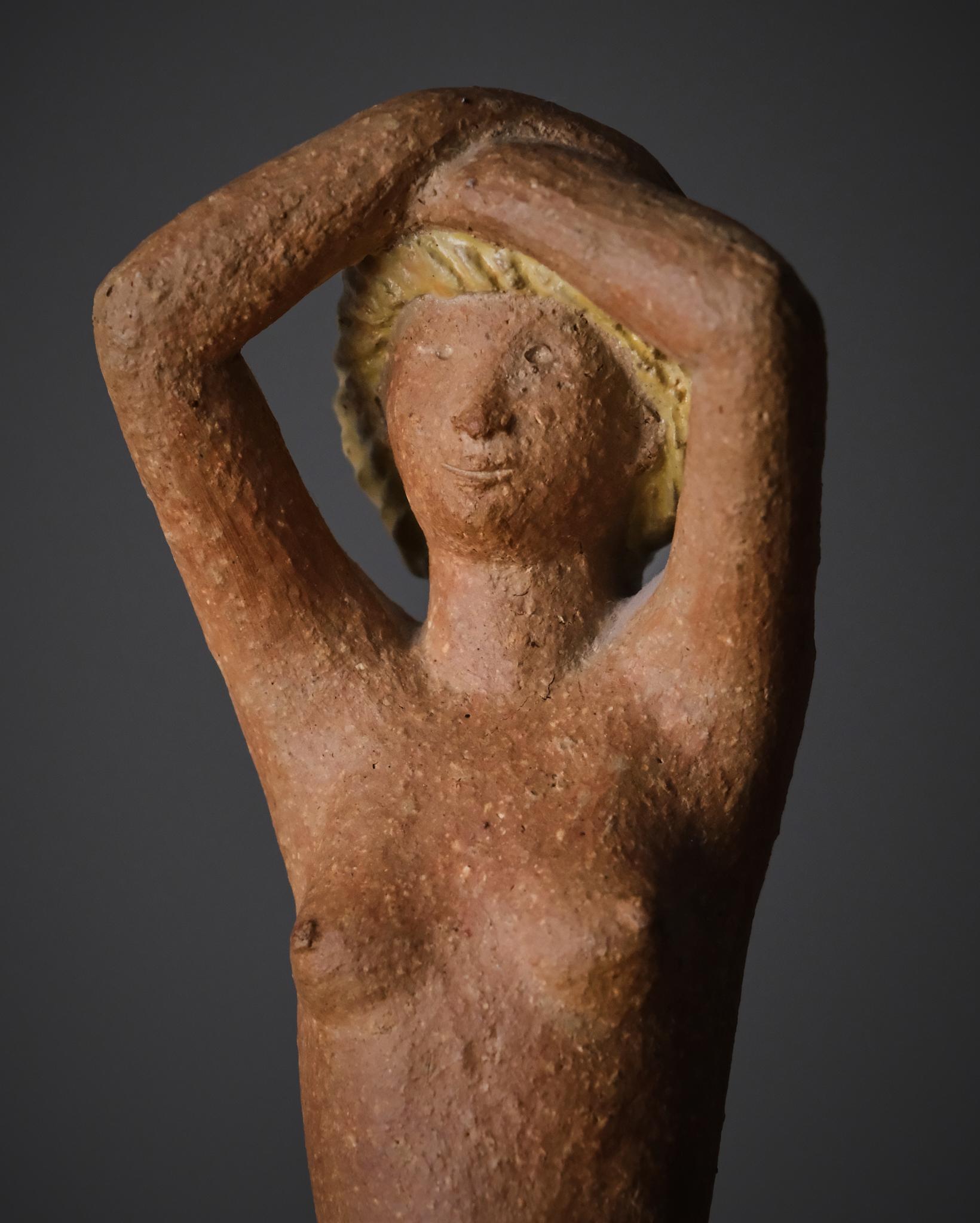 Sculpture designed by Stig Lindberg for Gustavsberg Studio, Sweden, 1940s (20. Jahrhundert) im Angebot