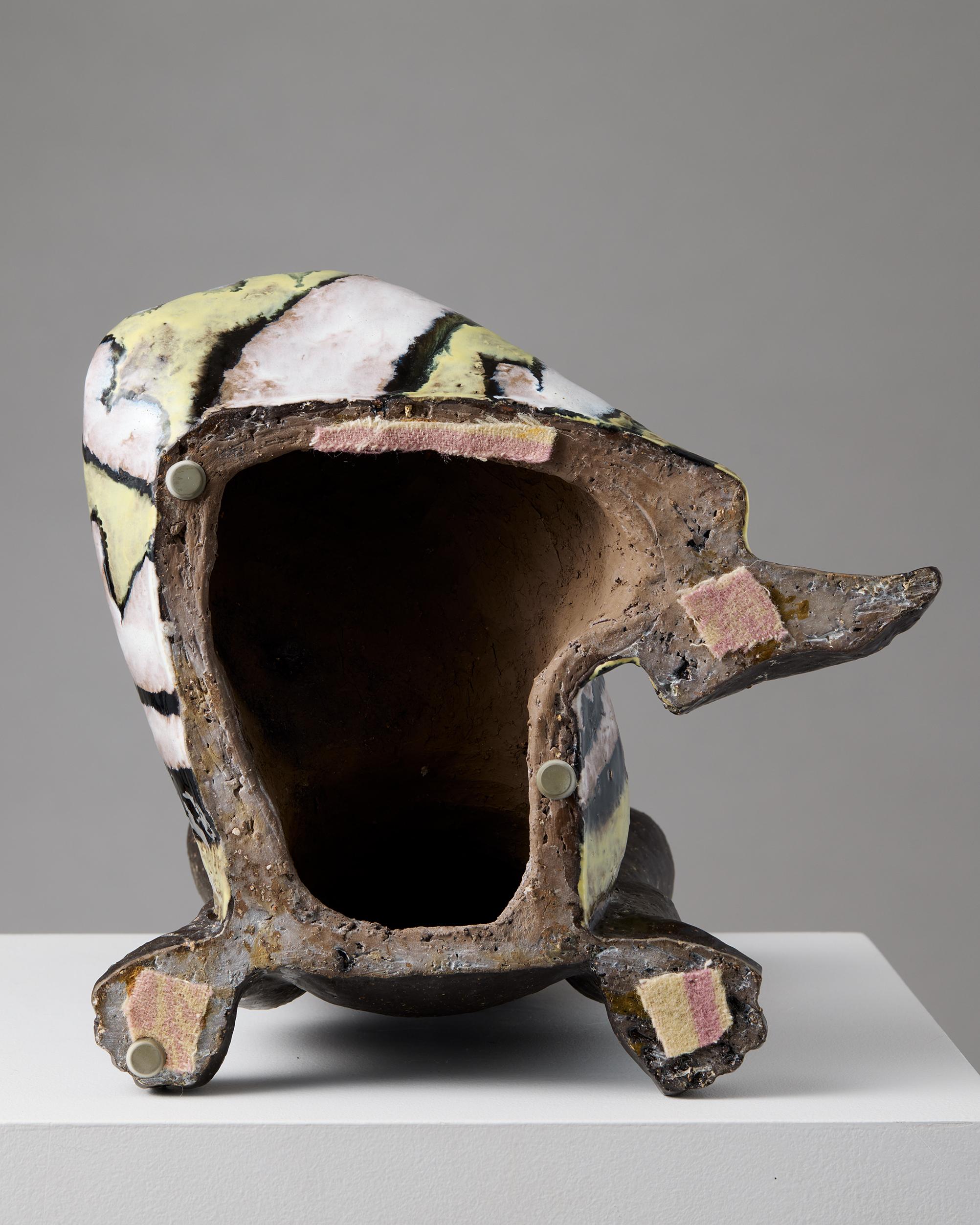 Sculpture designed by Vicke Lindstrand, for Uppsala Ekeby, Sweden, 1947-1948. For Sale 3