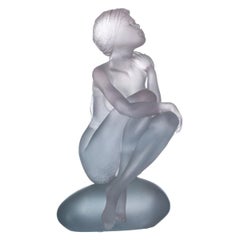Sculpture "Deville Chabrolle" Daum Model 'Aphrodite' 
