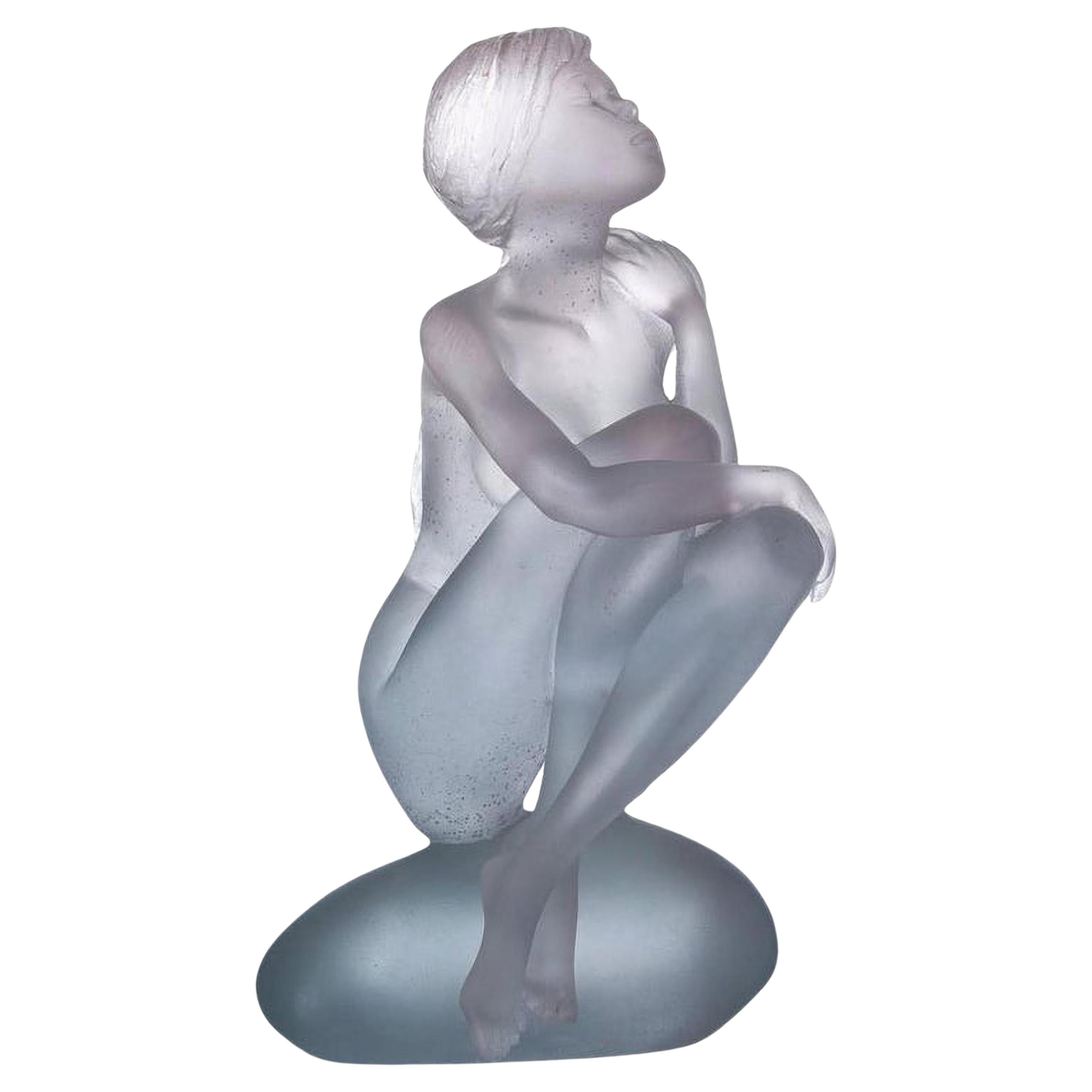 Sculpture "Deville Chabrolle" Daum Model 'Aphrodite'