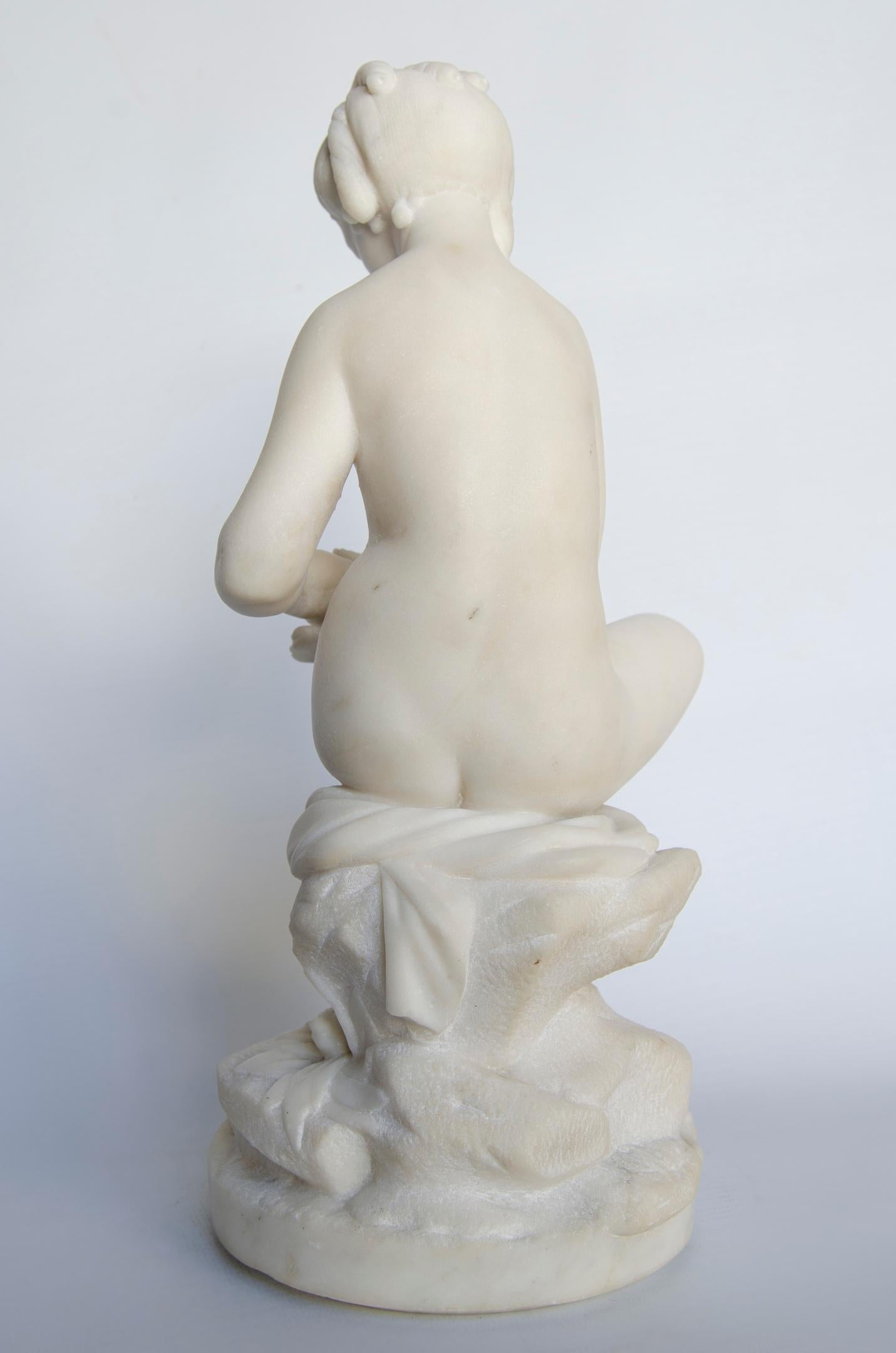 Neoclassical Sculpture 'Diana the huntress' Marble