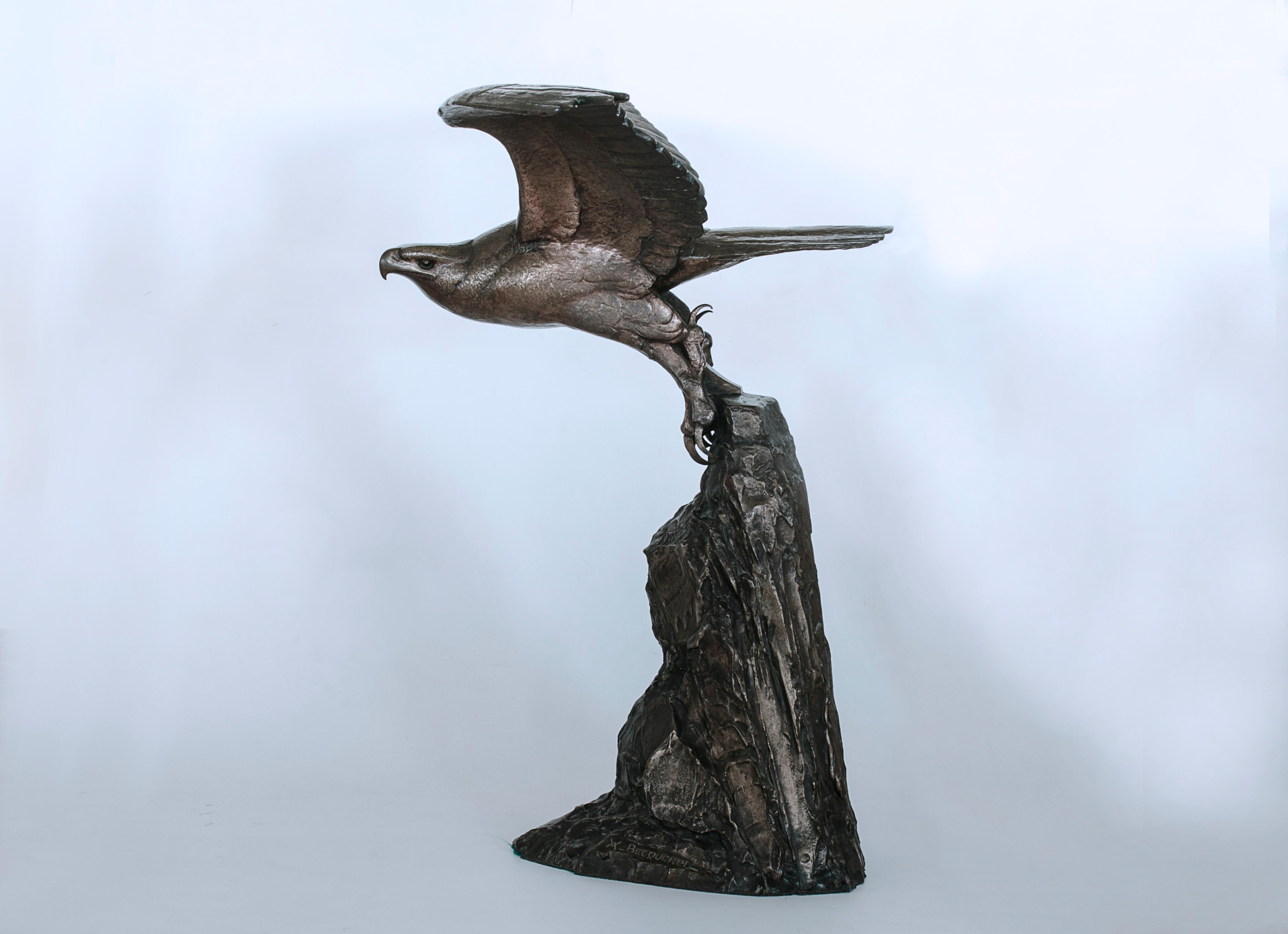 Original bronze statue made by the French animal artist Andre Becquerel (French, 1892 - 1981). Signed by the artist on the base.

France, CIRCA 1925.