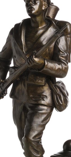 Skulptur – Emile Joseph Nester Carlier – Soldat