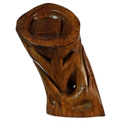 Sculpture en bois de forme libre Raymond REBOUR  (1926-1992). France vers 1970