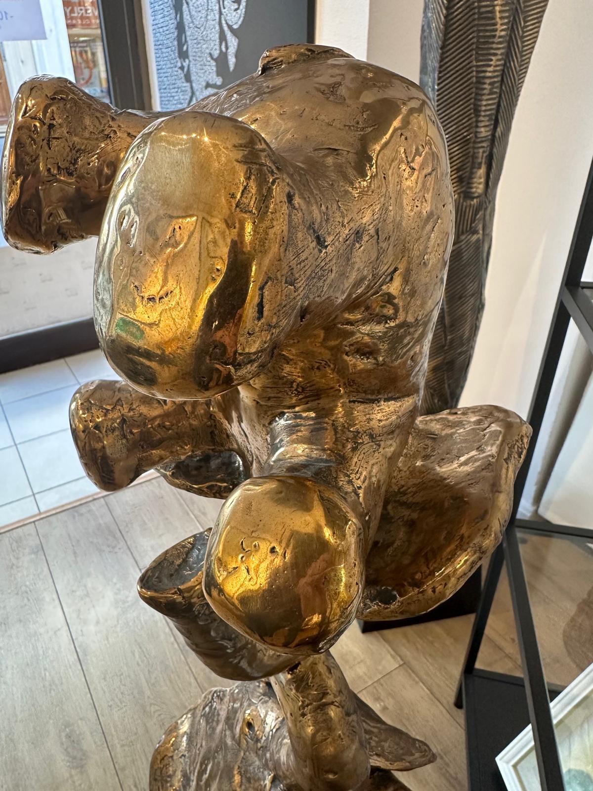 Bronze Sculpture en bronze doré 
