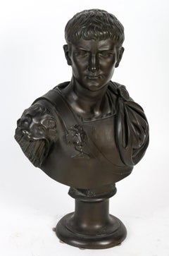 Sculpture en Bronze, Jules César, XIXème Siècle.
