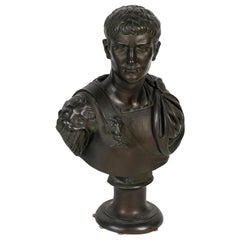Sculpture en Bronze, Jules César, XIXème Siècle.