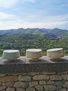 Sculpture en grès brut de Christiane Filliatreau