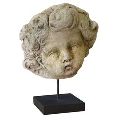 Sculpture en pierre reconstituée style antique XXème