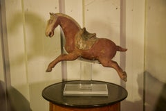 Sculpture en terre cuite art oriental Cheval Volant Dynastie Tang 900's