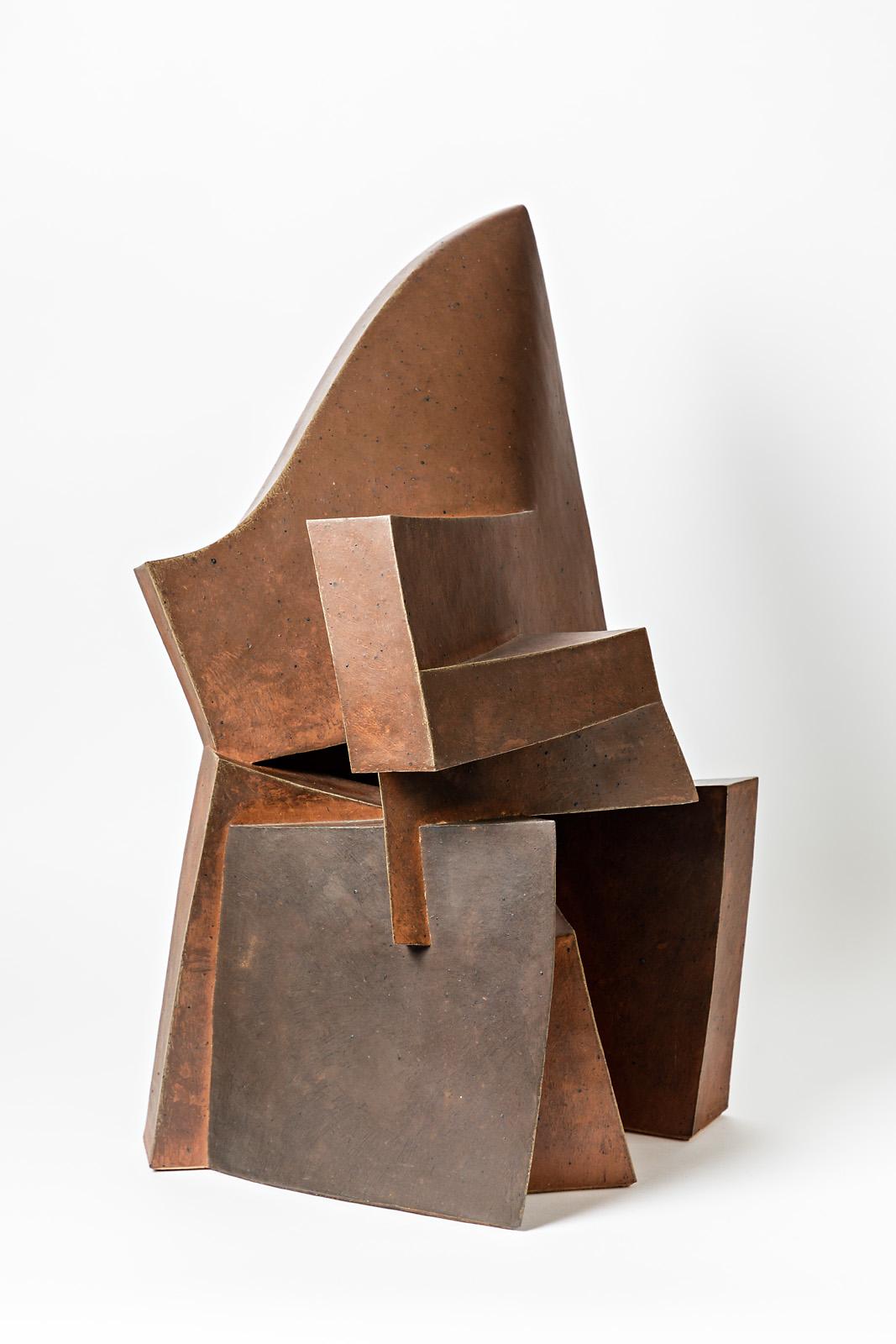 Ceramic sculpture entitled « La Citadelle » by Pierre Martinon. 
Perfect original conditions. 
Signed and dated at the base 
