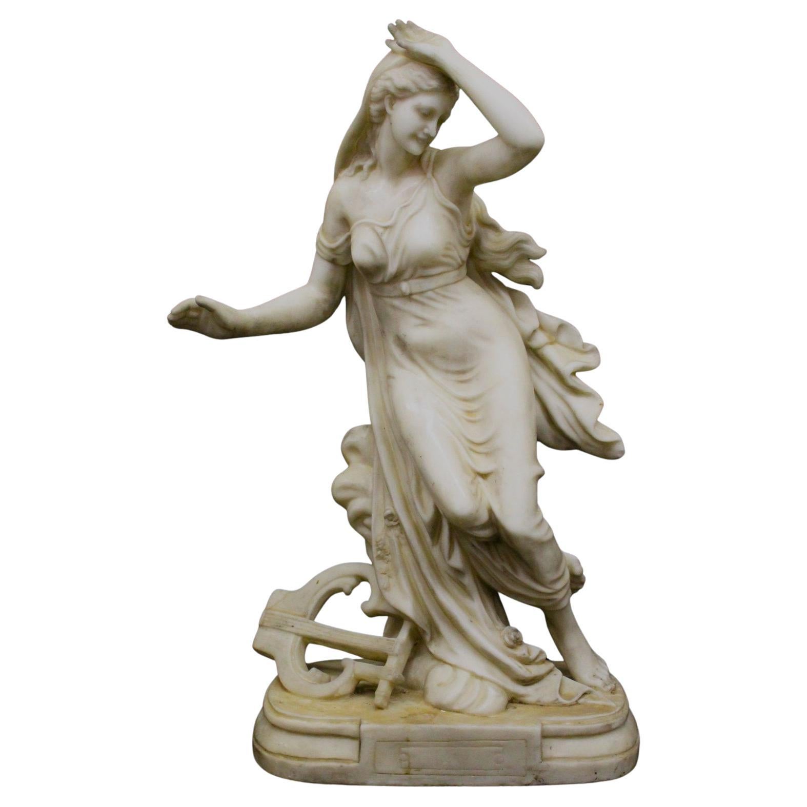 Escultura, Figura femenina con lira