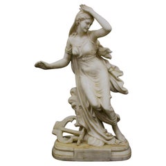 Escultura, Figura femenina con lira