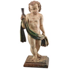 Sculpture, Figural Candlestick Castillian School, Spain, 16th-17th Centuries