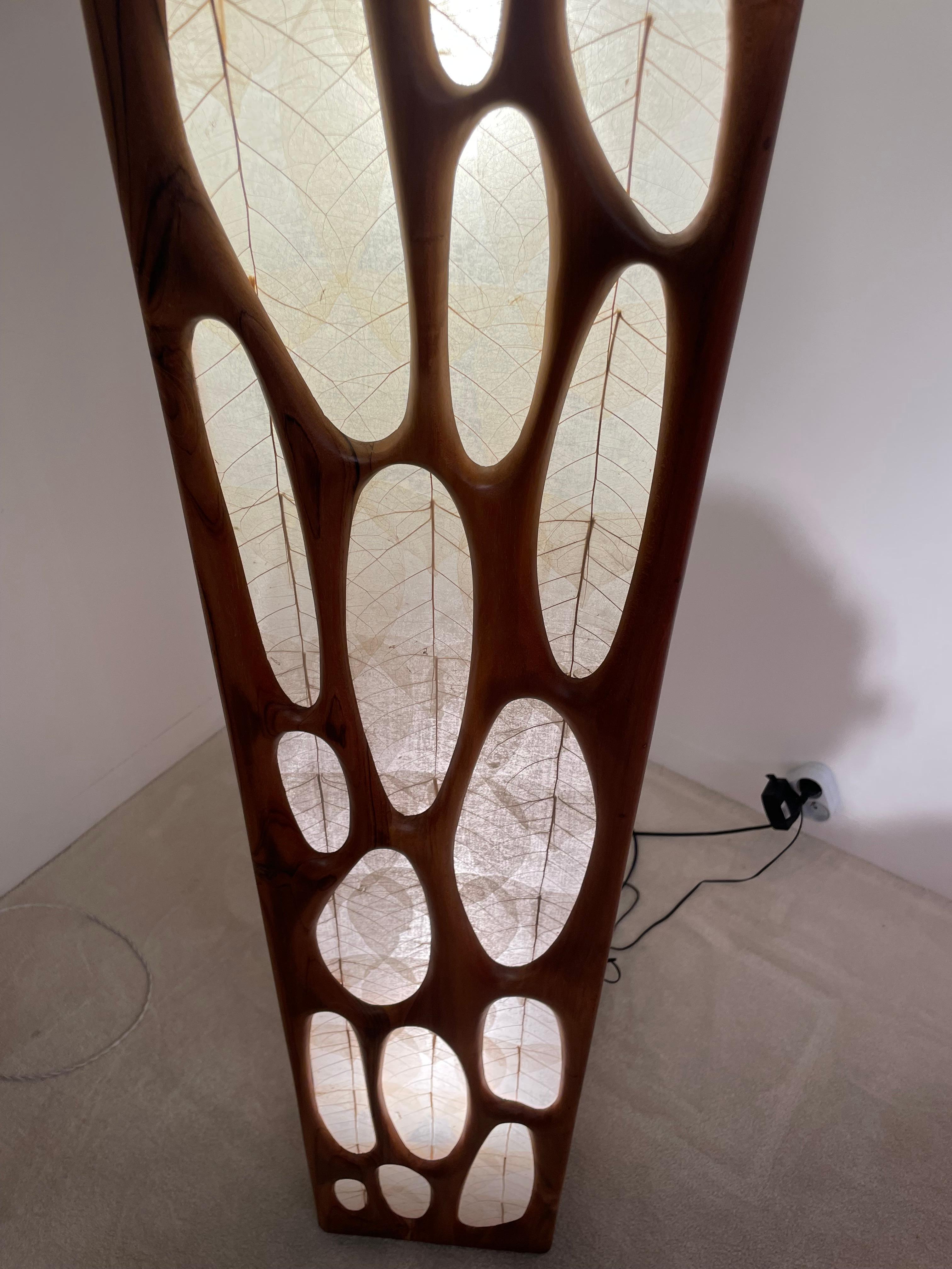 Sculpture floor lamp 70s In Good Condition For Sale In Saint-Ouen, FR