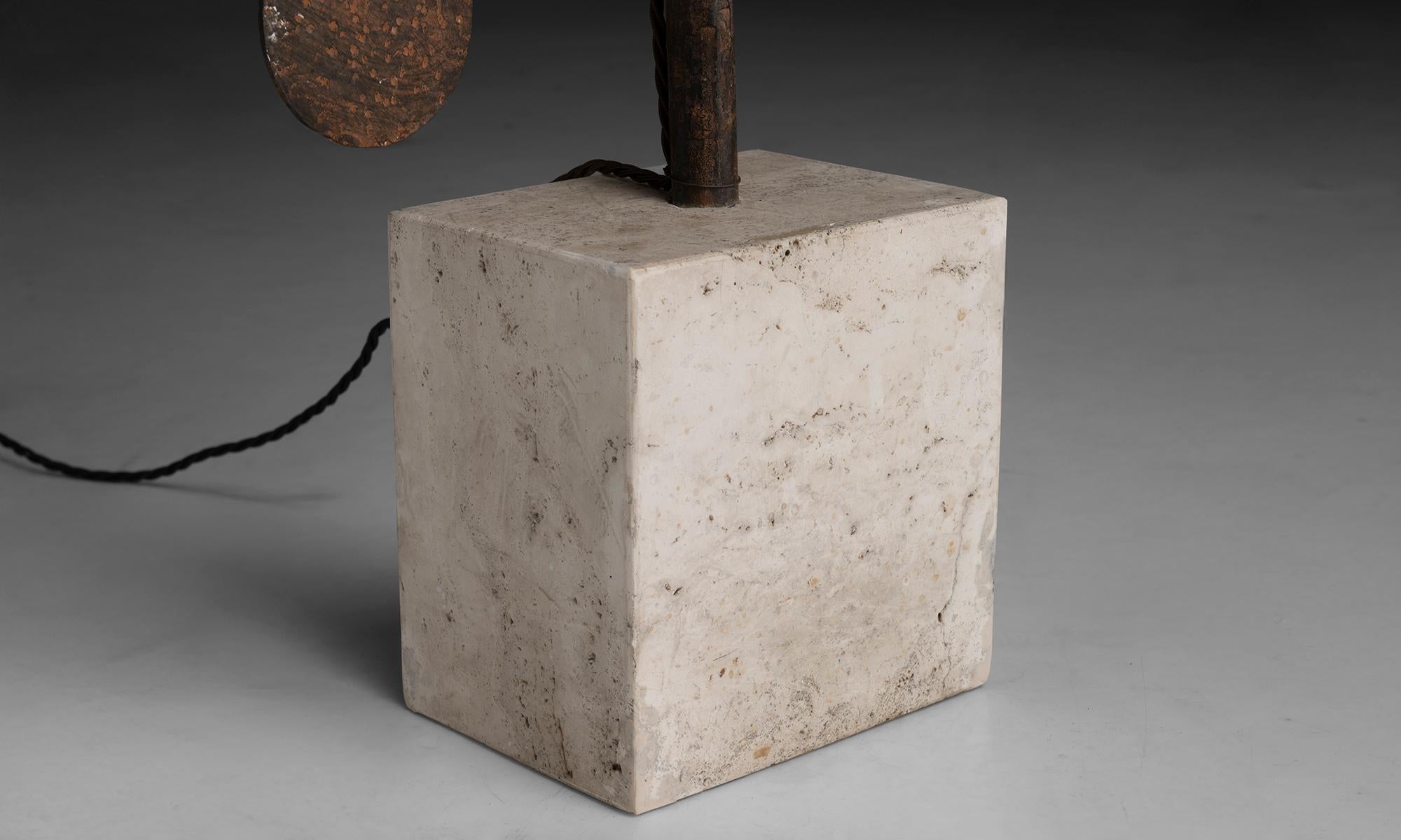 Skulptur Stehleuchte von Giovani Banci, Italien um 1970 (Ende des 20. Jahrhunderts) im Angebot