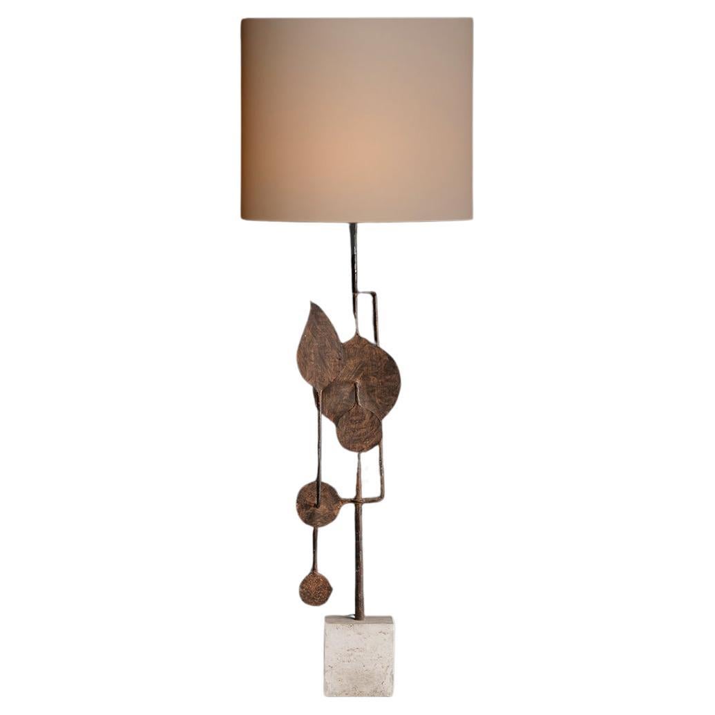 Skulptur Stehleuchte von Giovani Banci, Italien um 1970 im Angebot