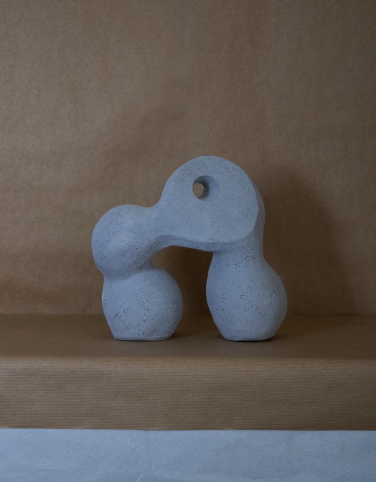 Double Buddy Sculpture by Alicja Strzyżyńska
Dimensions: W 26 x D 14 x H 28 cm
Materials: Ceramic Bisque
Color options available upon request.

The idea was born after deciding to reconnect with my family and my grandfather – a sculptor artist.