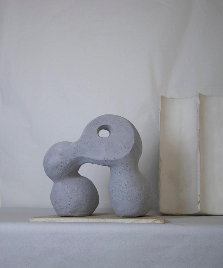 Modern Double Buddy Sculpture by Alicja Strzyżyńska For Sale