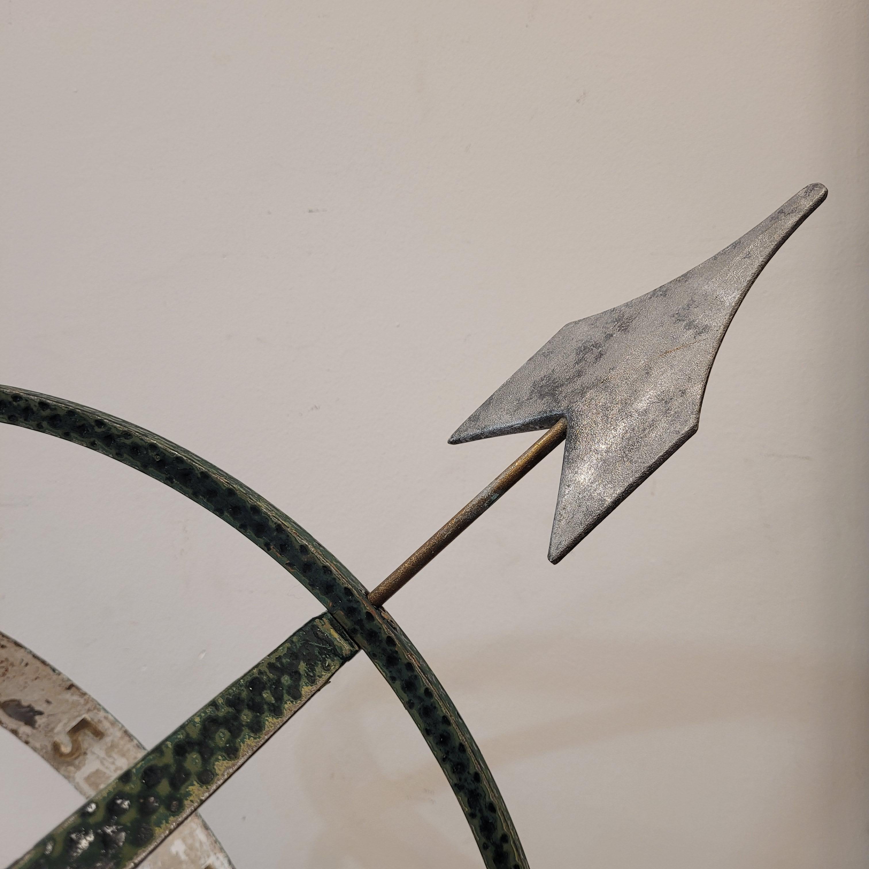 Sculpture  French “Armillary sundial”, Bronze and stone, midcentury 4