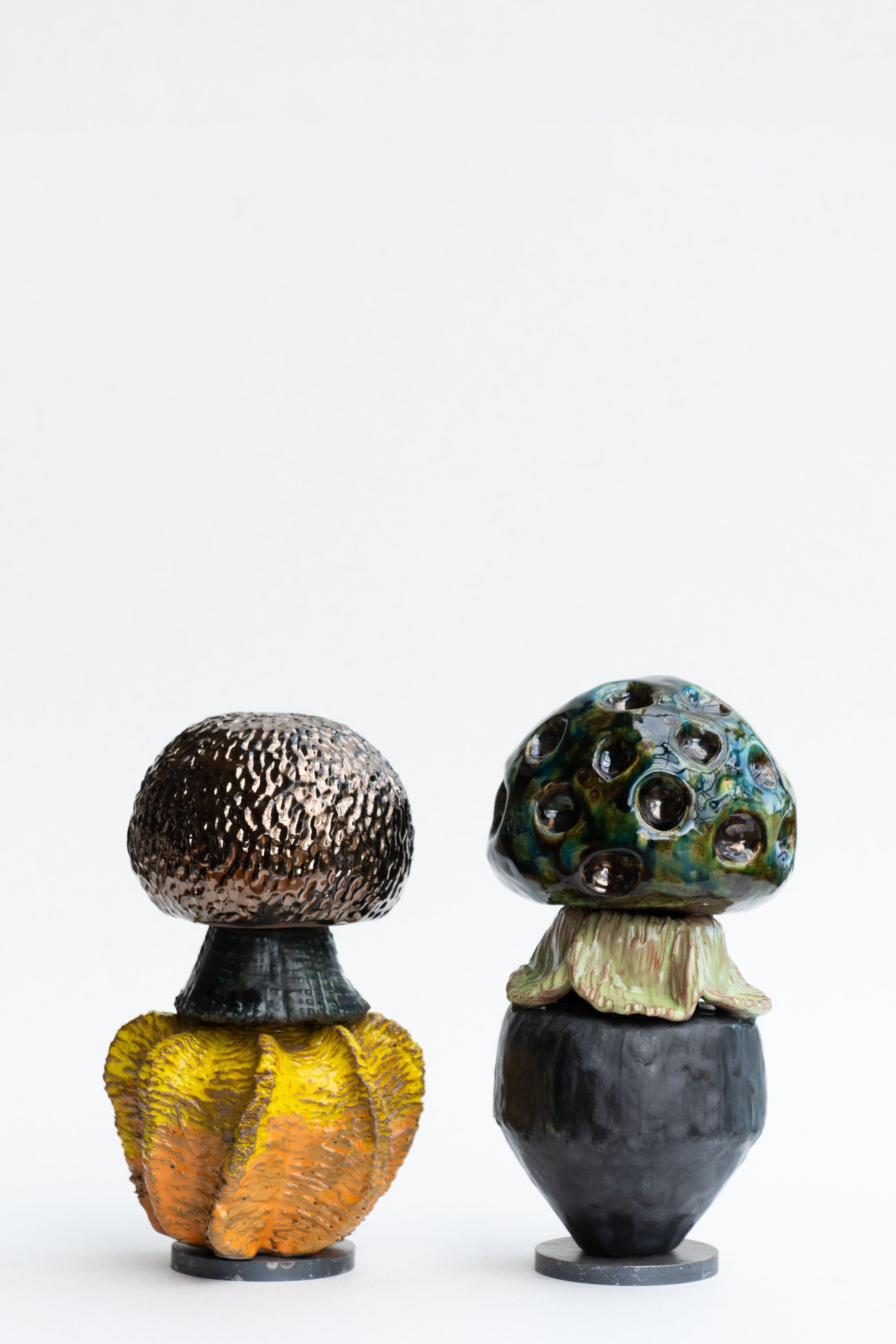 Escultura FUNGHI 17 de Zanellazine Cerámica Italiano en venta