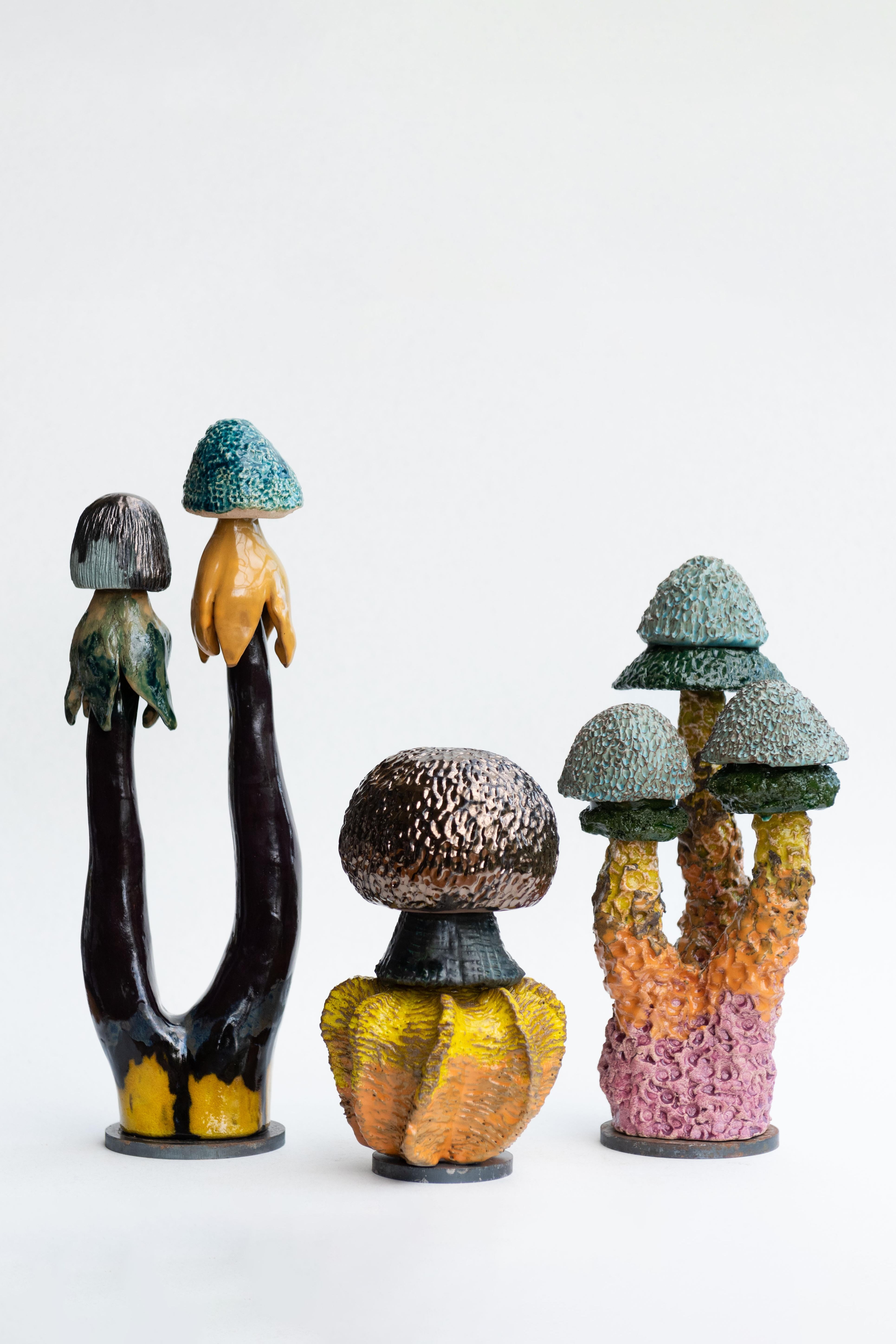 Escultura FUNGHI 18 de Zanellazine Cerámica Italiano en venta