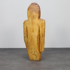 Groupe de sculptures "Famille en Wood" par Roland Lavianne, 1970