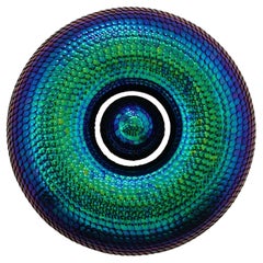 Blue & Green Torus Shape Art Wall Sculpture Habitat Elusive by Eelco Hilgerson