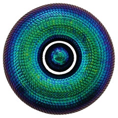 Blue & Green Torus Shape Wall Sculpture Habitat Elusive by Eelco Hilgerson 