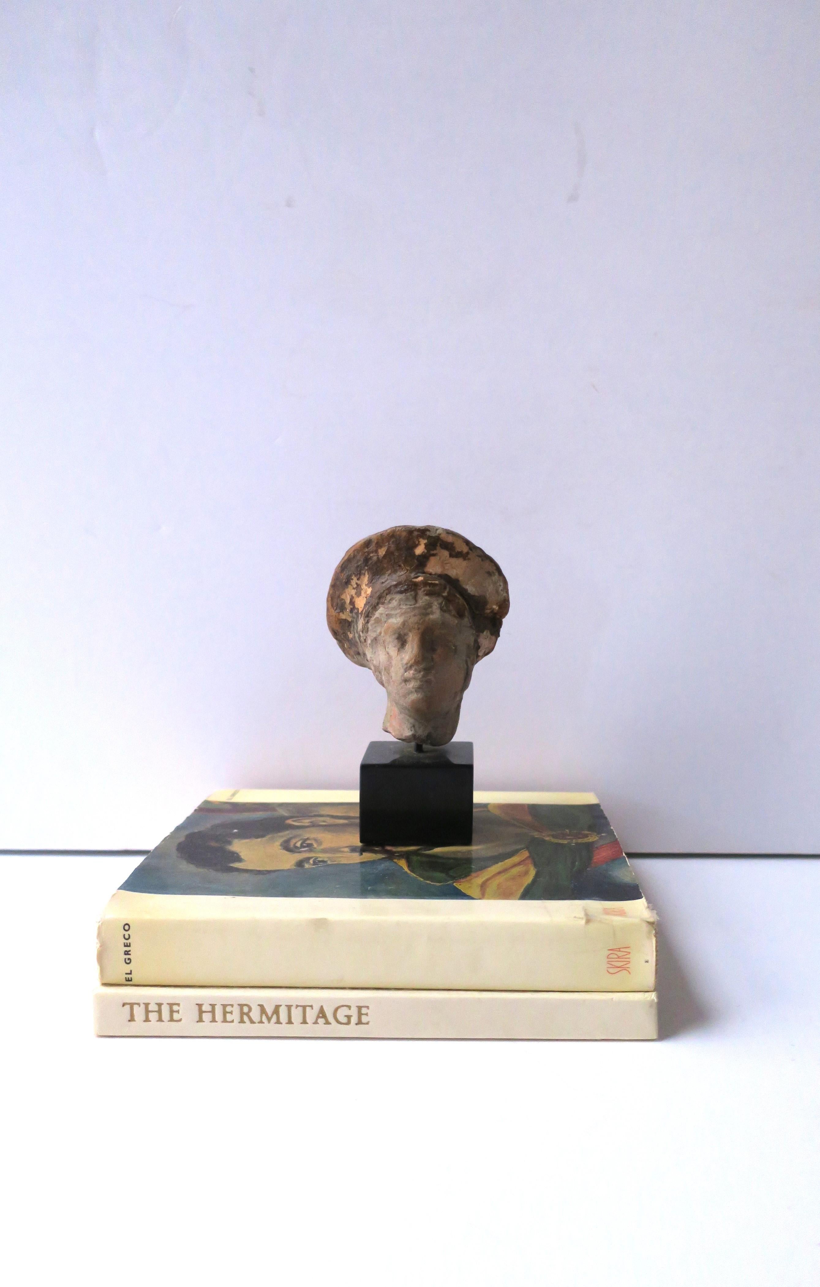 Greek Goddess Sculpture Head For Sale