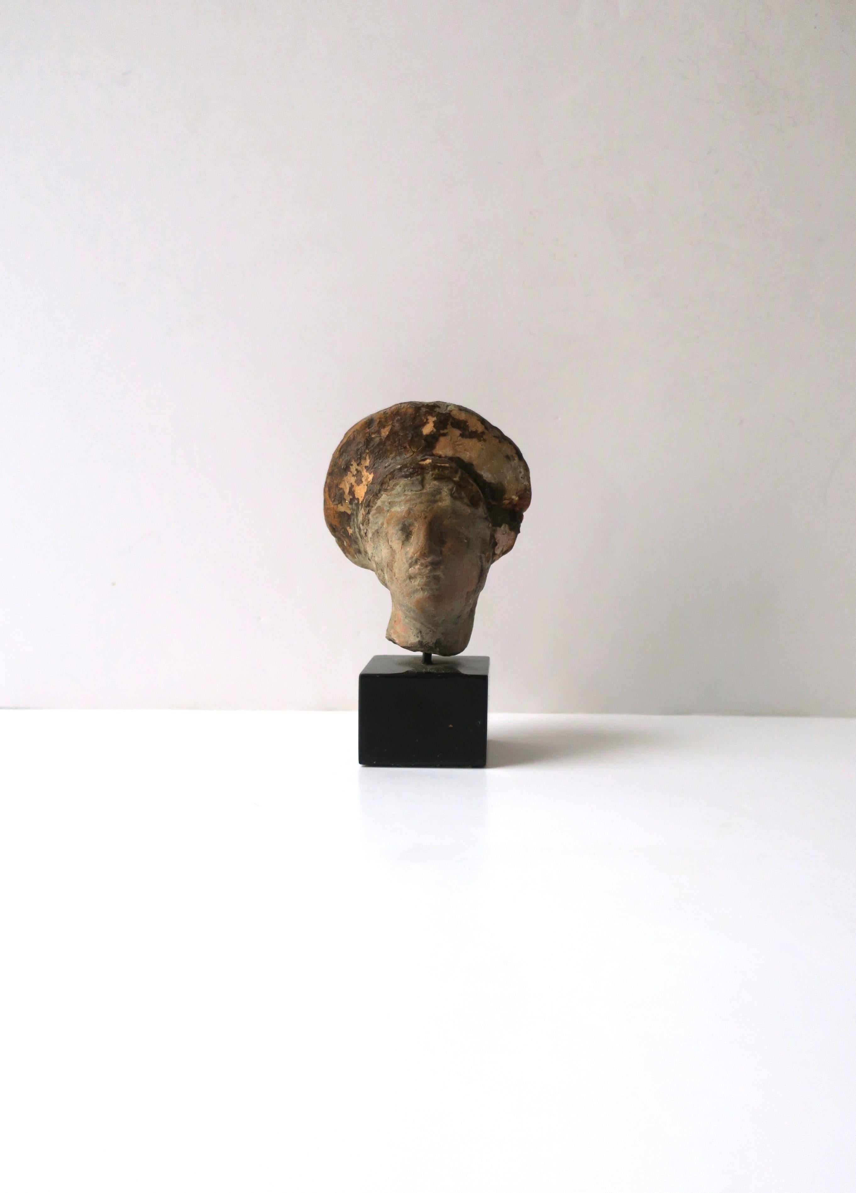 Terracotta Goddess Sculpture Head For Sale