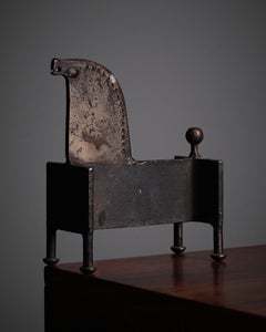 Sculpture “Horse” by Bertil Vallien, Boda Smide, Sweden, 1970s